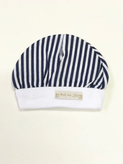 Gorrito rayado con puño - M719