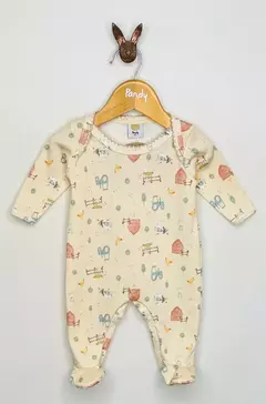 SEGUNDA Osito interlock PIMA estampado bebe - Cod: Segunda