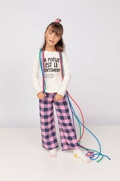 Pantalon nena viyela a cuadros - Cod. 25228 - comprar online