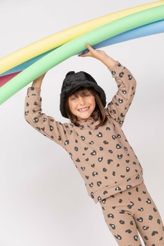 Buzo nena frisa animal - Cod. 25219