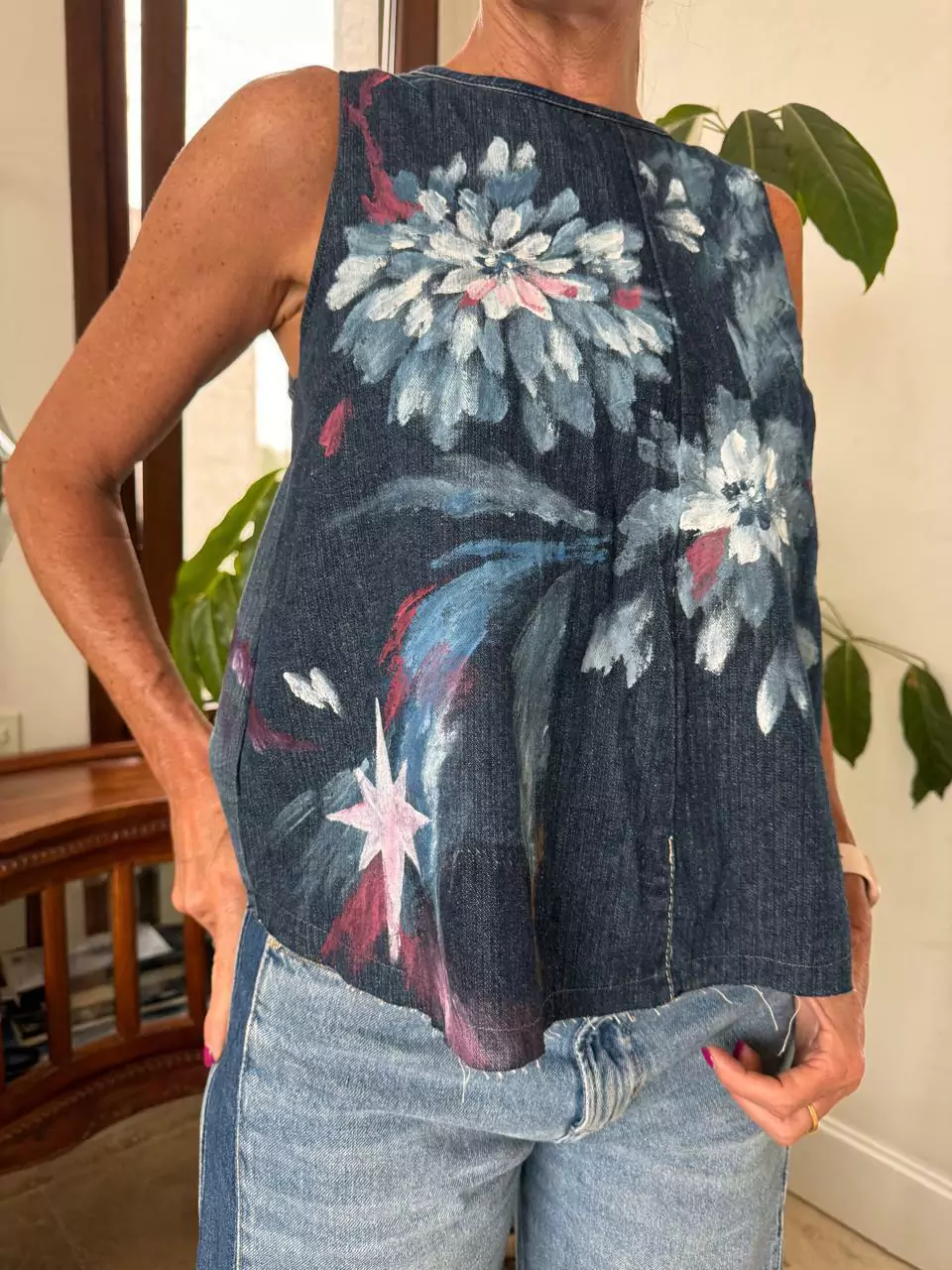 Top Munay de Jean Pintado a Mano (PRE ORDER)