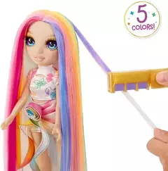Muñeca Rainbow Amaya Raine con tiza pinta pelo - comprar online