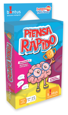 Piensa Rápido juego de cartas