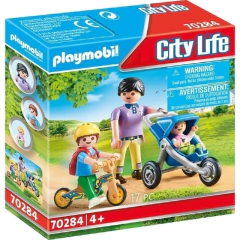 Mamá con niños City