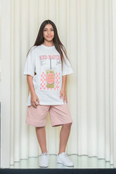 Remera over matcha - comprar online