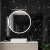 Placa adesiva Parede Revestimento 3d Marmore Preto 30x60cm - Colai Adesivos