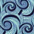 Papel De Parede Adesivo Lavável Loop Azul 3m