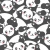 Papel de Parede Adesivo Desenho Panda com Fundo Branco 3m