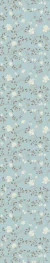 Papel De Parede Adesivo Lavável Flores Com Fundo Verde 3m