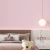 Papel De Parede Adesivo Lavável Rosa Chá Liso
