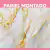 Imagem do Papel de Parede Painel 3D Marmore Branco Amarelo