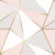 Papel De Parede Geométrico Decor Fio Gold Auto Colante 3m