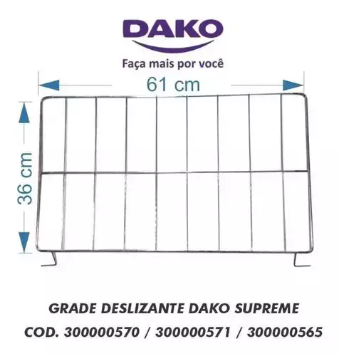 518301 GRADE ORIG FORNO DAKO SUPREME 05 BOCAS 100000861