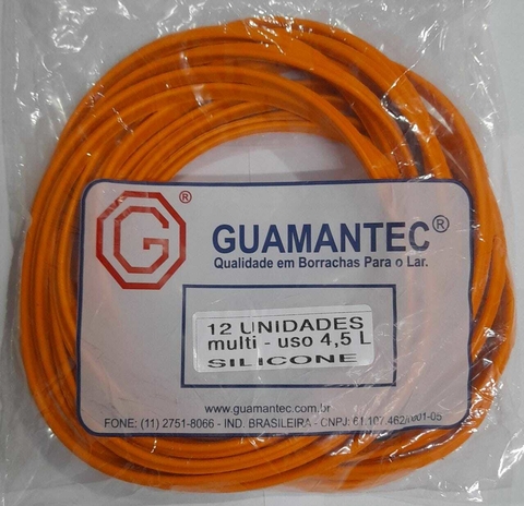 04833 ANEL VED GUAMANTEC SILICONE MULTIUSO 4.5 LTS LARANJA S/E