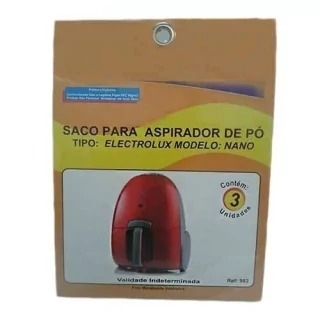 04937 - SACO ASPIRADOR ELETROLUX NANO C/03 PCS R:982 ASSESSOLAR