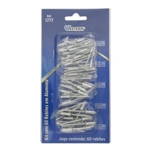 355401 - REBITE ALUMINIO 60PCS 1777 ETILUX