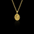 Pingente oval irmão Dulce banhado à ouro 18k, da marca Dezoitok Joias.