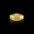 Anel redondo personalizável banhado à ouro 18K, da marca Dezoitok Joias.