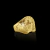 ANEL FERRADURA COROA BANHADO A OURO 18K DA MARCA DEZOITOK JOIAS