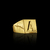 ANEL LETRA A BANHADO A OURO 18K DA MARCA DEZOITOK JOIAS