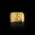 ANEL LETRA S BANHADO A OURO 18K DA MARCA DEZOITOK JOIAS