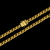 Corrente Friso S de 8mm banhada a ouro 18K, detalhe do fecho, disponível em 60cm ou 70cm.

Vendido e entregue por Dezoitok Joias
