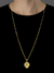 Corrente Elo Português (1,5mm) + Pingente Cruz Face de Cristo - Banhado a Ouro 18K - comprar online