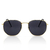 Óculos de sol hexagonal preto com armação dourada da Dezoitok Glasses.

Vendido e entregue por Dezoitok Joias