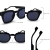 Óculos Sydney Preto da Dezoitok Glasses, modelo moderno com armação preta e lentes escuras.

Vendido e entregue por Dezoitok Joias.