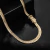 Corrente Grumet Flat Detalhada de 6mm banhada a ouro 18K com fecho trava dupla.

Vendido e entregue por Dezoitok Joias.