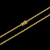 Corrente elo cadeado banhada à ouro 18k, da marca Dezoitok Joias.