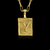 PINGENTE LETRA Y DETALHADO BANHADO A OURO 18K DA MARCA DEZOITOK JOIAS