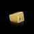 ANEL NOSSA SENHORA QUADRADO CRAVEJADO BANHADO A OURO 18K DA MARCA DEZOITOK JOIAS