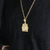 Pingente Iluminado Cravejado - 3,9x4cm - Banhado a Ouro 18K - loja online