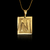 PINGENTE LETRA N BANHADO A OURO 18K DA MARCA DEZOITOK JOIAS