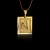 PINGENTE LETRA N BANHADO A OURO 18K DA MARCA DEZOITOK JOIAS