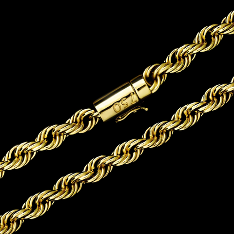 Corrente Cordão Baiano (12mm) 106gr - 70cm - Banhado a Ouro 18K - comprar online