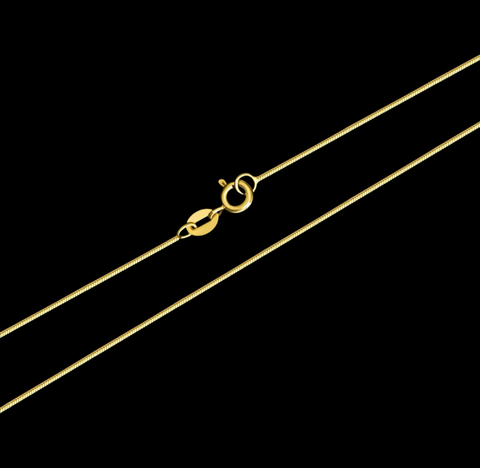 Corrente Rabo de Rato (1,5mm) - 60cm ou 70cm - Banhado a Ouro 18K - comprar online