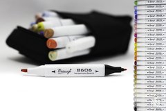 Caneta estilo copic KIT 24 CORES Duas pontas - comprar online