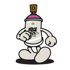 ADESIVO PERSONAGEM SPRAY