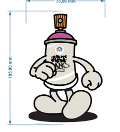 ADESIVO PERSONAGEM SPRAY - comprar online