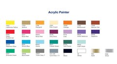 ACRYLIC PAINTER B303 AZURE - Art Cans