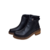 Bota cuero negro