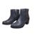 Bota cuero gris