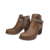 Bota cuero y gamuza