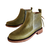 Bota cuero baja verde - comprar online