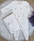 Saída maternidade - Gola babador- Tricotil 100% Algodão - Lavanda - comprar online