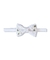 Tiara Linho Branco com Pérolas - Bordado Manual - 4 Rosinhas