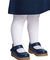 Meia Calça Infantil Fio 70 Microfibra Com Textura - Branco Antartida na internet