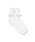 Meia Lisa Microfibra Com Aplique - 01 par - Branco Sortido - comprar online